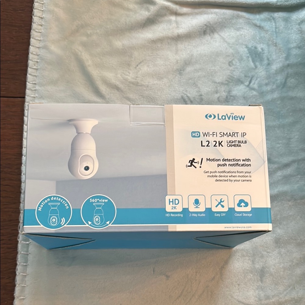 LaView Wi-Fi Smart IP Light Bulb Camera